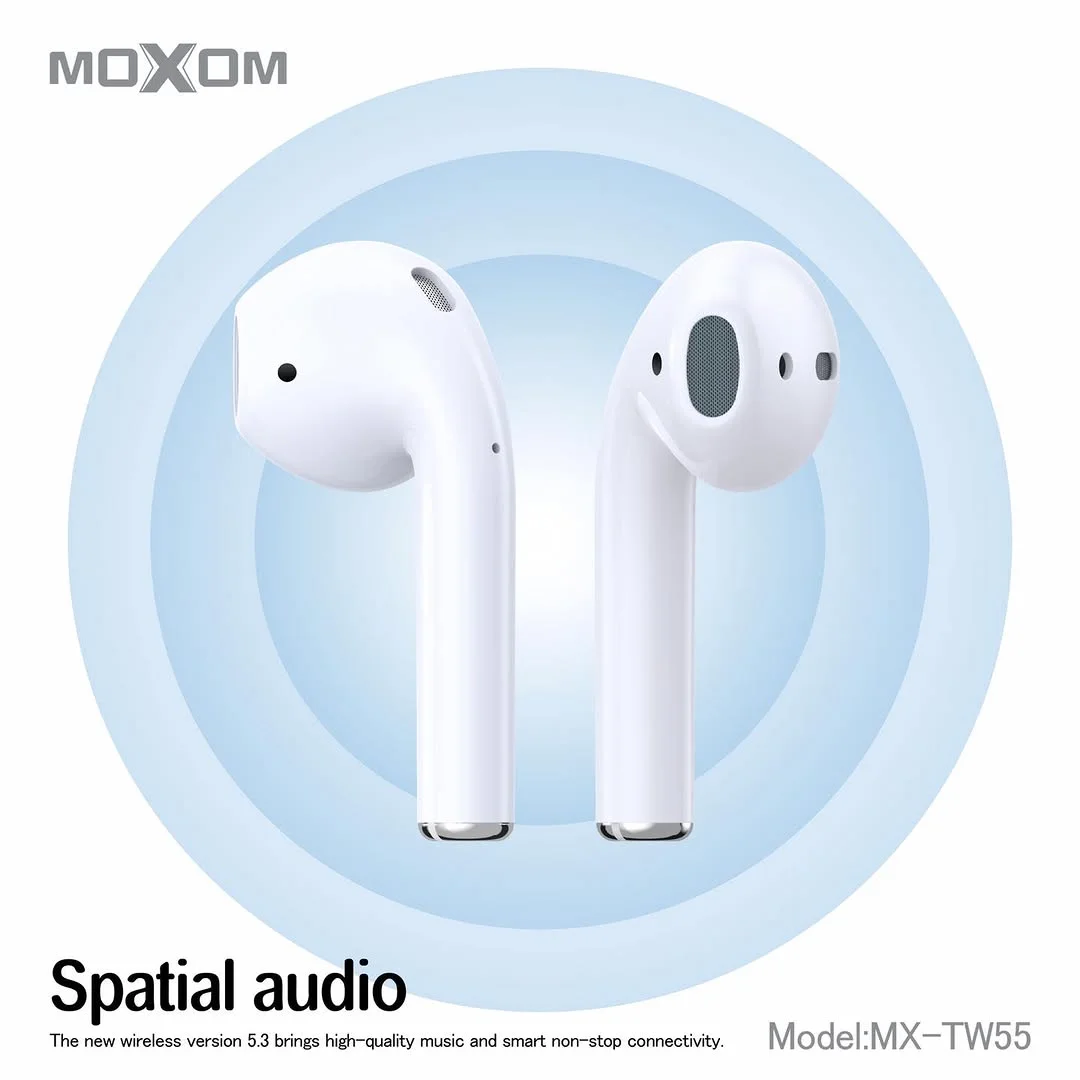 Audífonos MOXOM MX-TW55 Bluetooth 5.3