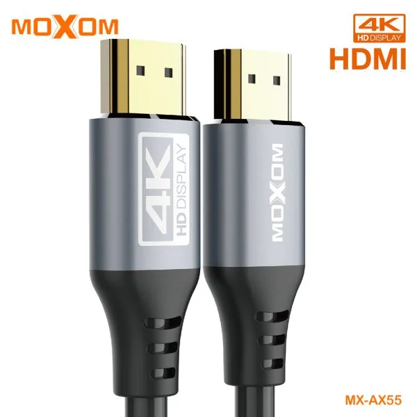 Cable HDMI MOXOM MX-AX55 4K para TV y consolas