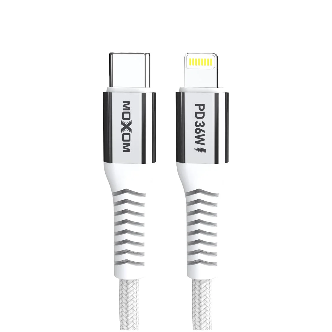 Cable USB-C a Lightning MOXOM MX-CB236 de 36W trenzado