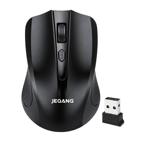 Mouse inalámbrico JEQANG JB-208 Bluetooth y 2.4 GHz