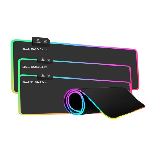 Mouse pad gamer RGB JEQANG JM-113 extra grande