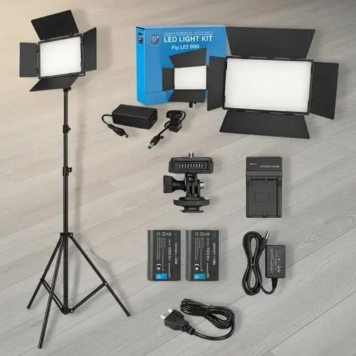 Panel LED PRO LED 800 con trípode y batería