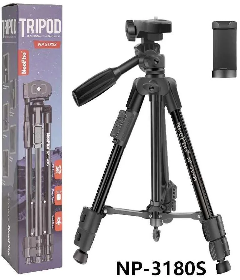 Trípode NeePho NP-3180S con cabezal panorámico