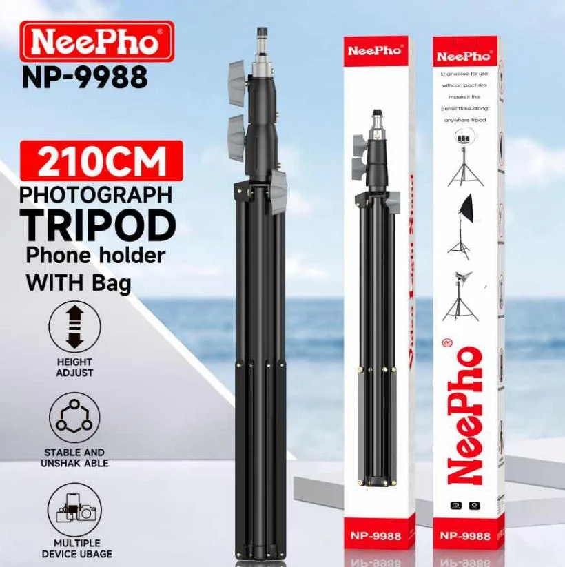 Trípode NeePho NP-9988 de 210 cm con bolso