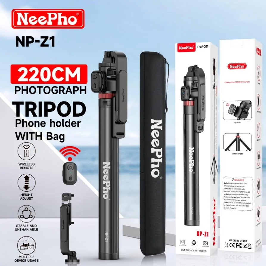 Trípode NeePho NP-Z1 de 220 cm con control